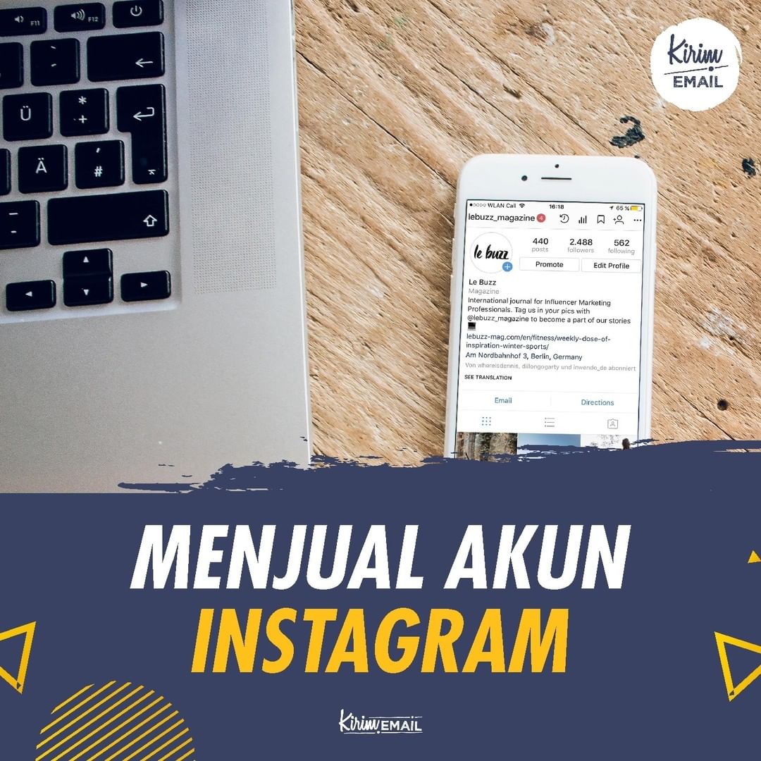 Menjual Akun Instagram