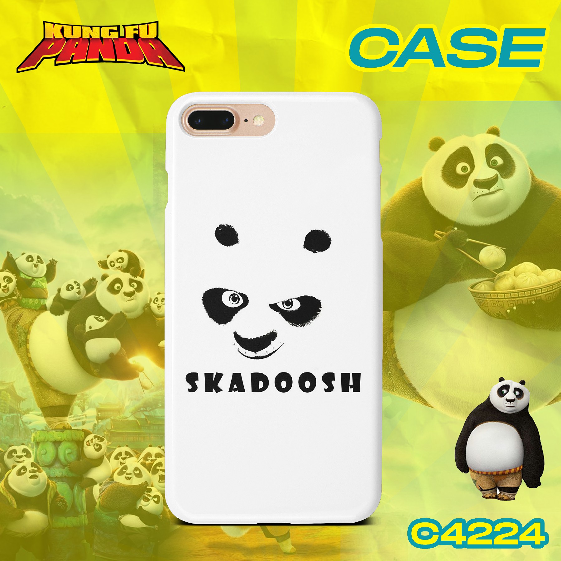 Casing Custom Premium Tema Kungfu Panda