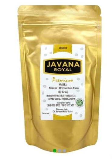 JAVANA ROYAL Kopi ARABICA Bubuk Murni Premium