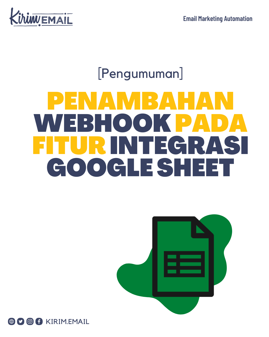 Penambahan Webhook Pada Fitur Integrasi Google Sheet