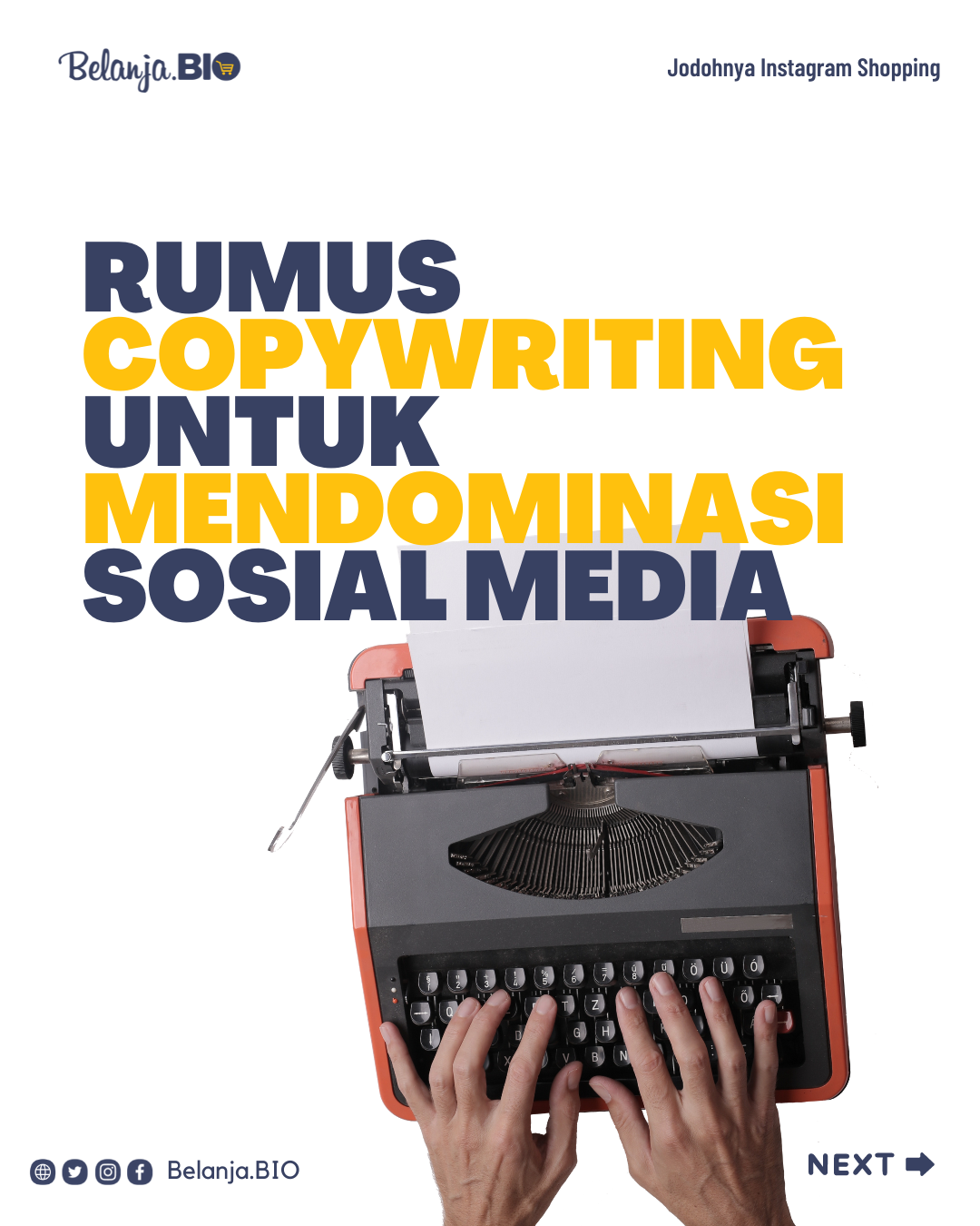 Rumus Copywriting Untuk Mendominasi Sosial Media
