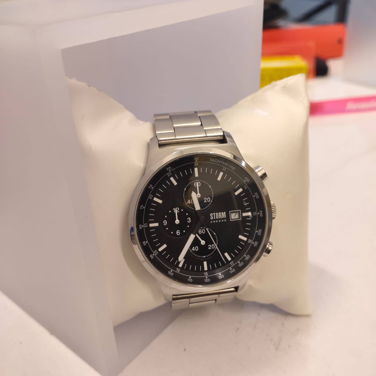 Jam Tangan Storm Conex Silver Chronograph