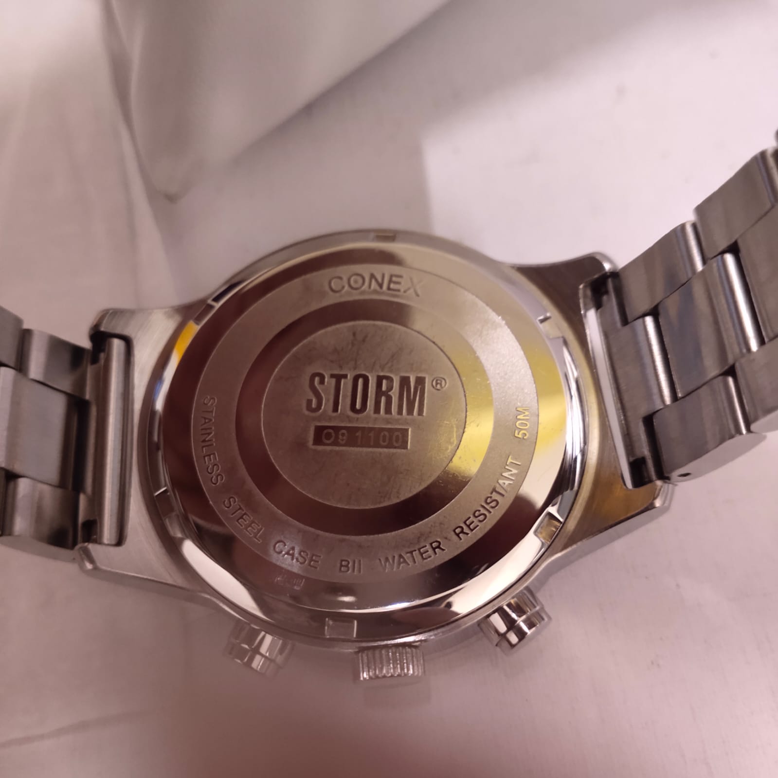Jam Tangan Storm Conex Silver Chronograph