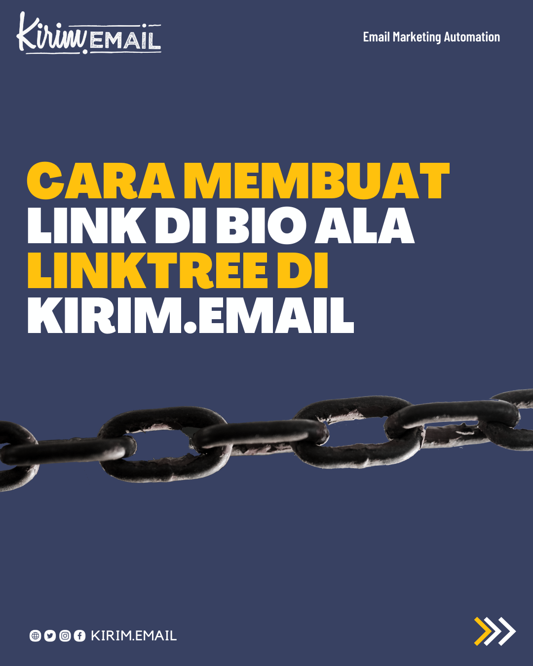 Cara Membuat Link Di Bio Ala Linktree Di KIRIM.EMAIL