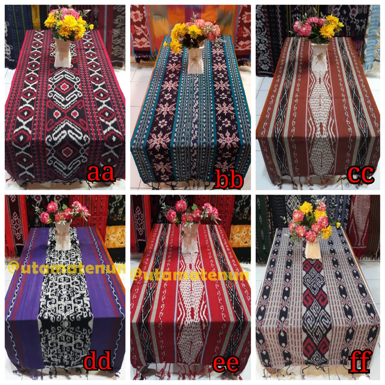 Taplak Meja Tenun Ikat Terlaris