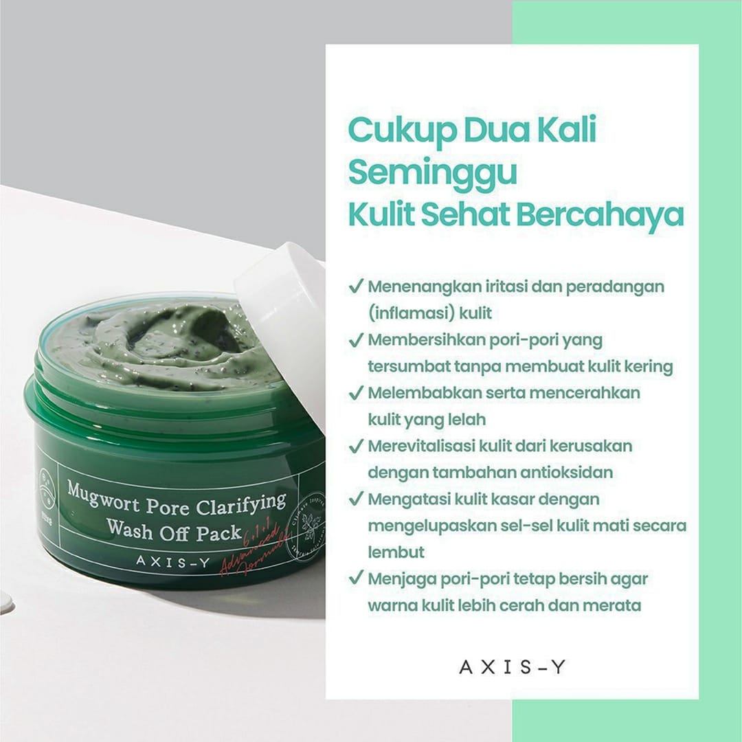 AXIS-Y Mugwort Pore Clarifying Wash Off Pack