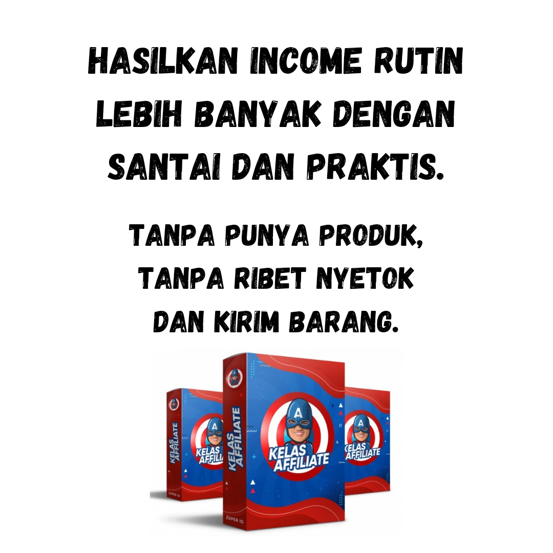 Semua Ilmu digital Marketing bisa dipelajari semua disini dan lebih Dari 1367+ orang yang sudah Belajar di Kelas Affiliate (Affiliate Marketing) ini!