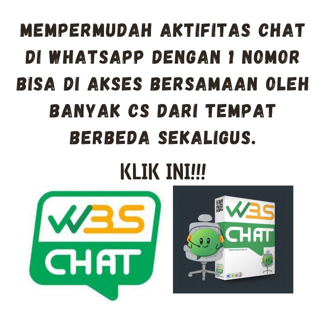 Mempermudah akses 1 akun WhatsApp secara bersamaan di banyak device, baik itu di HP atau PC. Ini salah satu Tools Whatsapp yang ngebantu kamu banget, agar kamu bisa menggunakan nomor WhatsApp untuk banyak CS.  Gunakan Tools BSCHAT ini link post