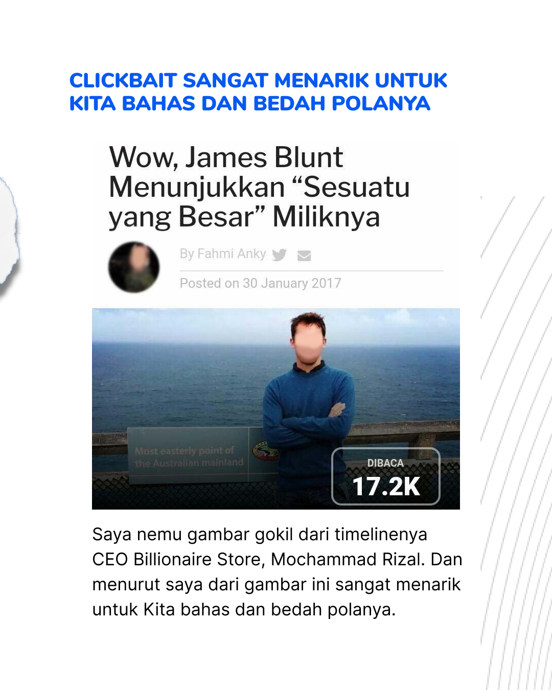 CLICKBAIT: Teknik Memancing Ribuan Klik