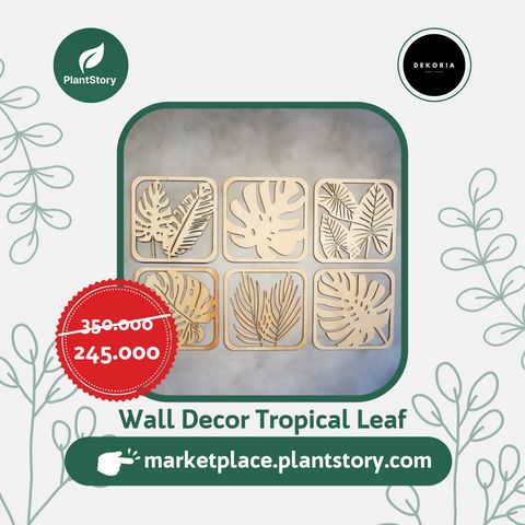 Wall Decor Tropical Leaf