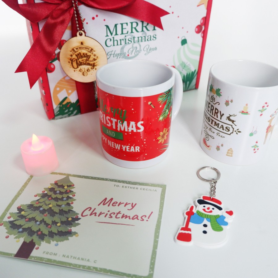 Hampers Natal - Paket Mug Set