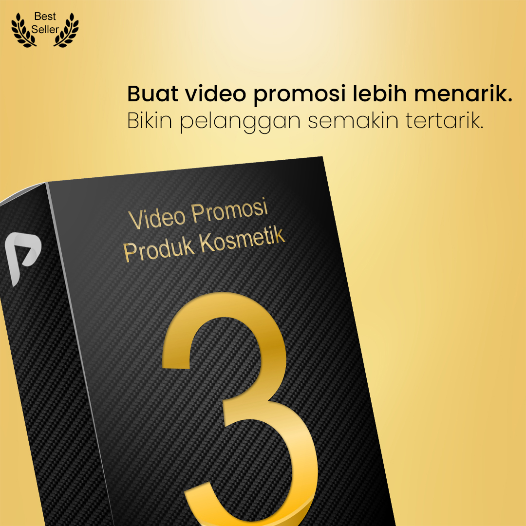 3 Template Video Promosi Kosmetik + GRATIS Berlangganan Utas 1 Tahun