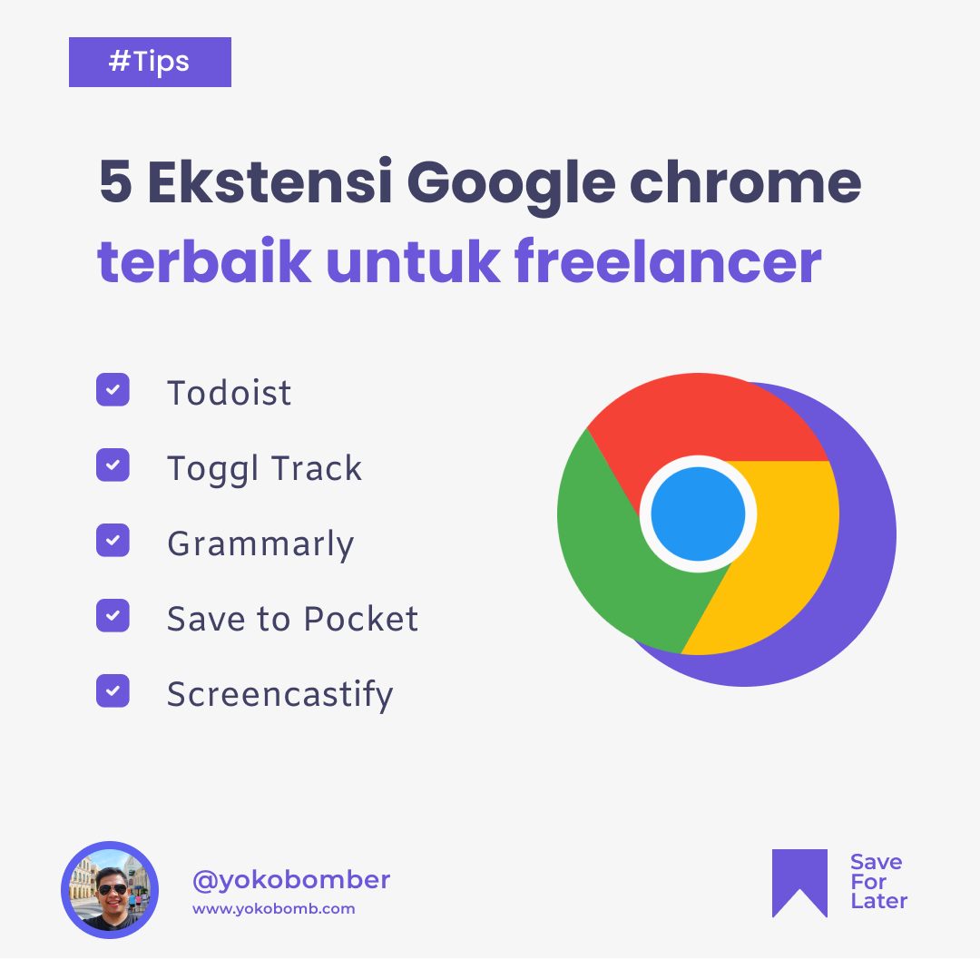 5 Ekstensi Google chrome terbaik untuk freelancer