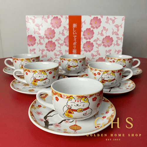 Tea Set Lucky Cat / Chinese New Year Hampers