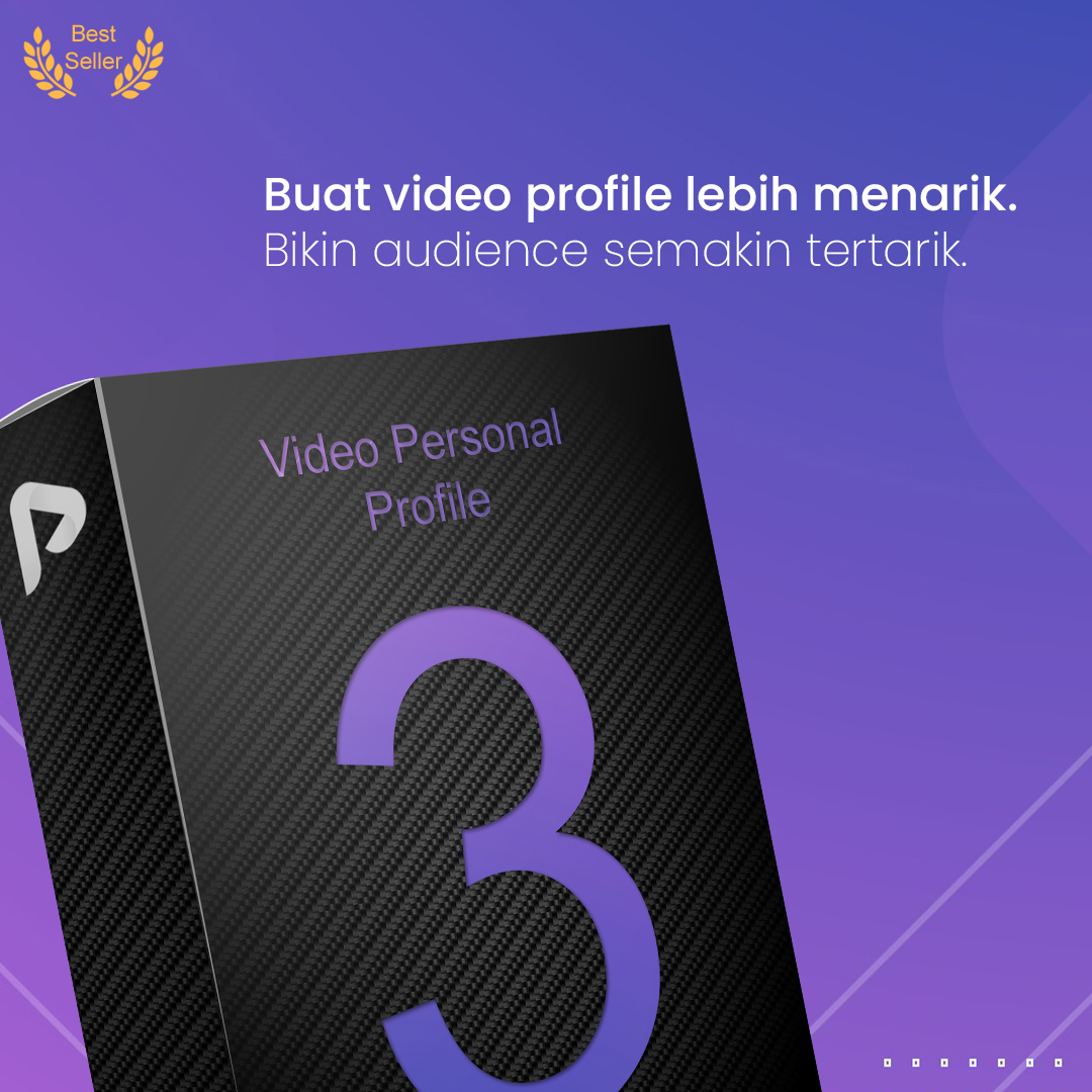 Bundling 9 Template Video Promosi + GRATIS Berlangganan Utas 1 Tahun