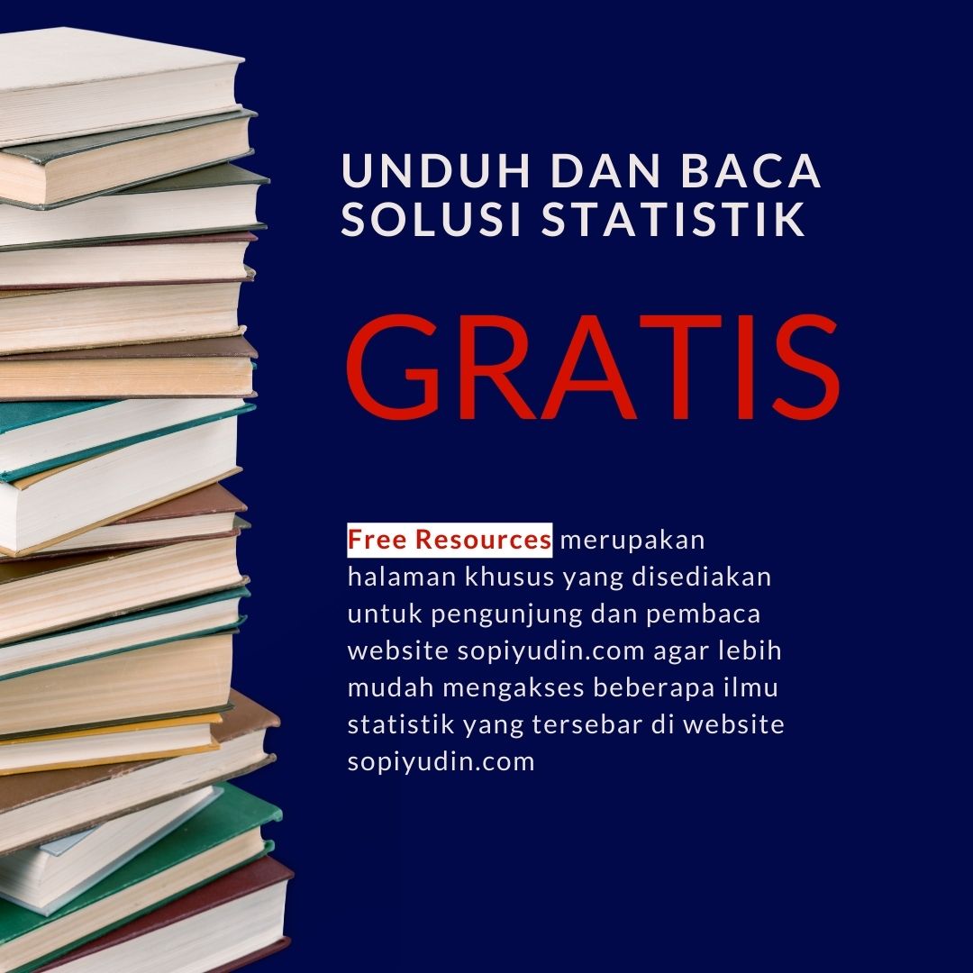 Unduh dan Baca Solusi Statistik. GRATIS!!