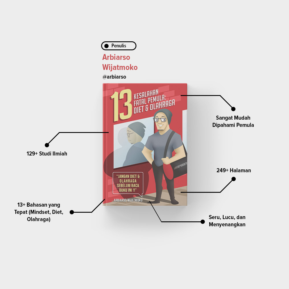 Buku 13 Kesalahan Fatal Pemula: Diet & Olahraga