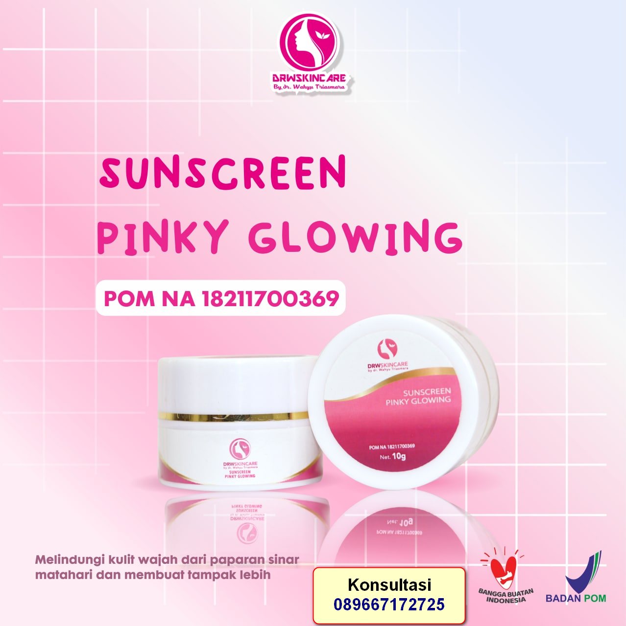 SUNCREEN PINKY GLOWING