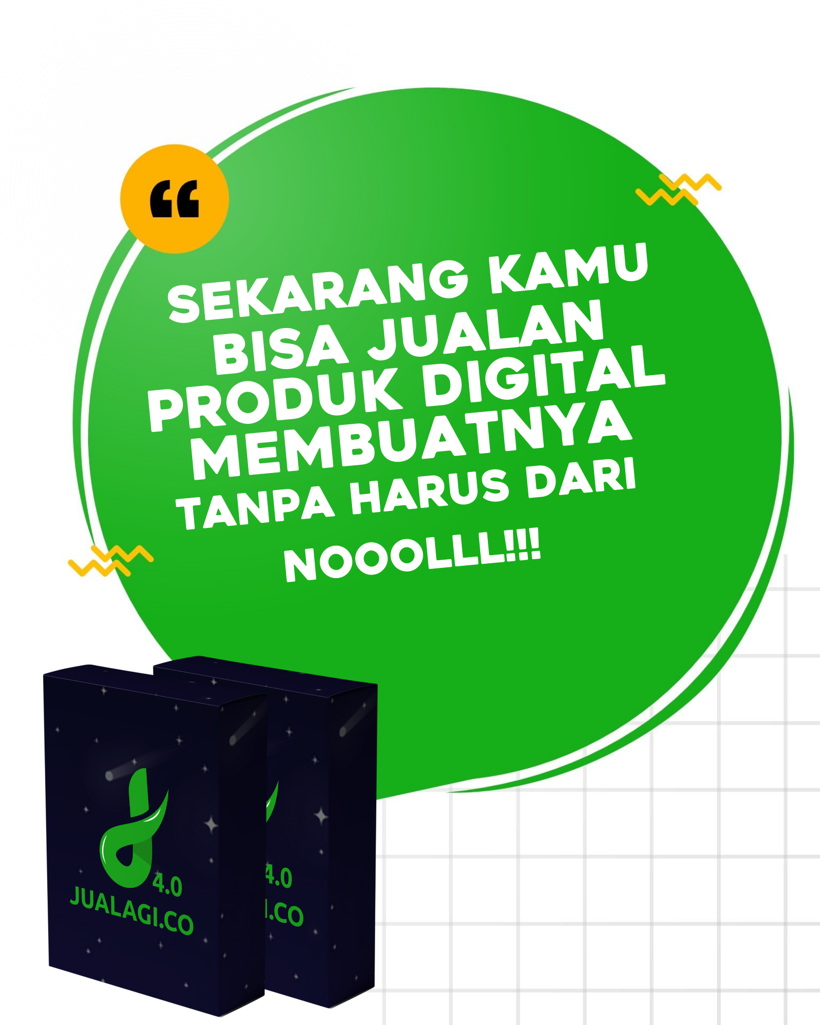 Produk digital siap dijual tanpa harus buat dari awal