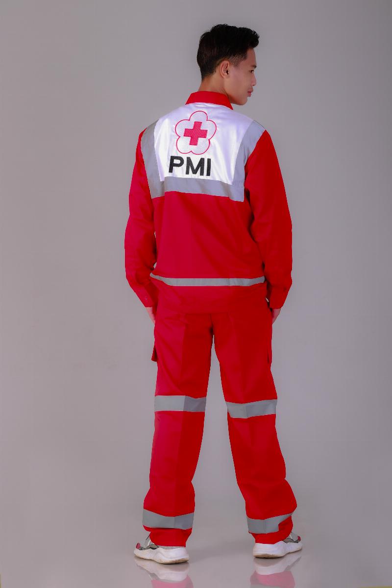 Baju Lapangan PMI (Merah-Putih)