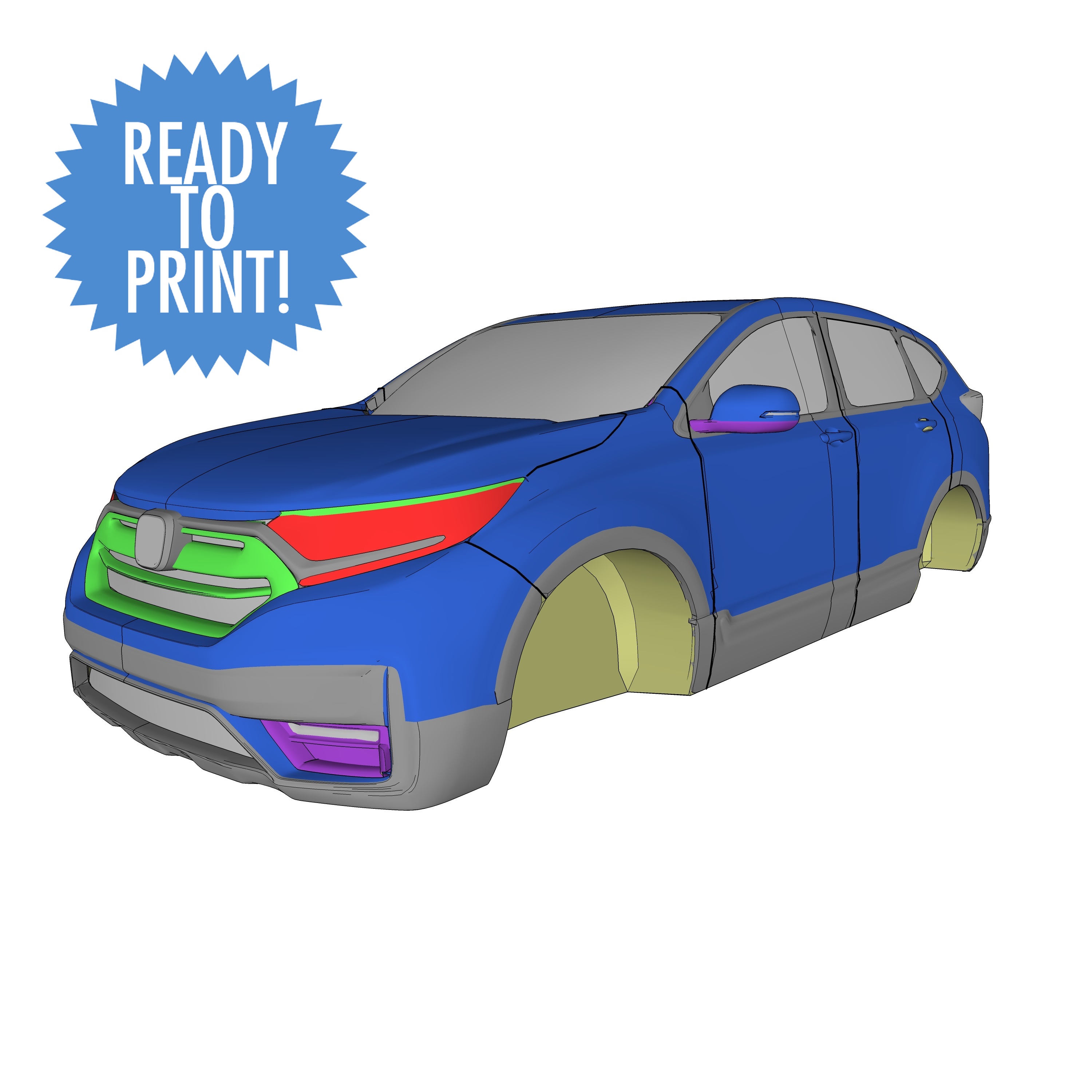 Honda_CR-V 3d print