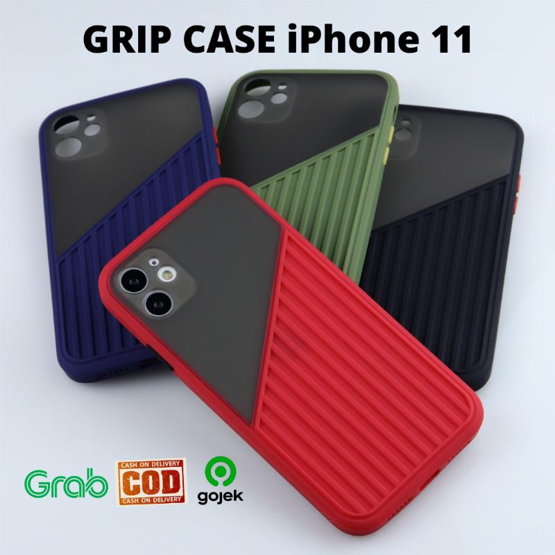 Casing Iphone 11 Grip Case Hybrid Premium Lentur Halus Lembut