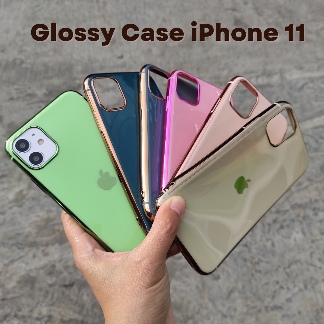 Casing Glossy Iphone 11 Soft Case Silicone Mengkilap Lentur