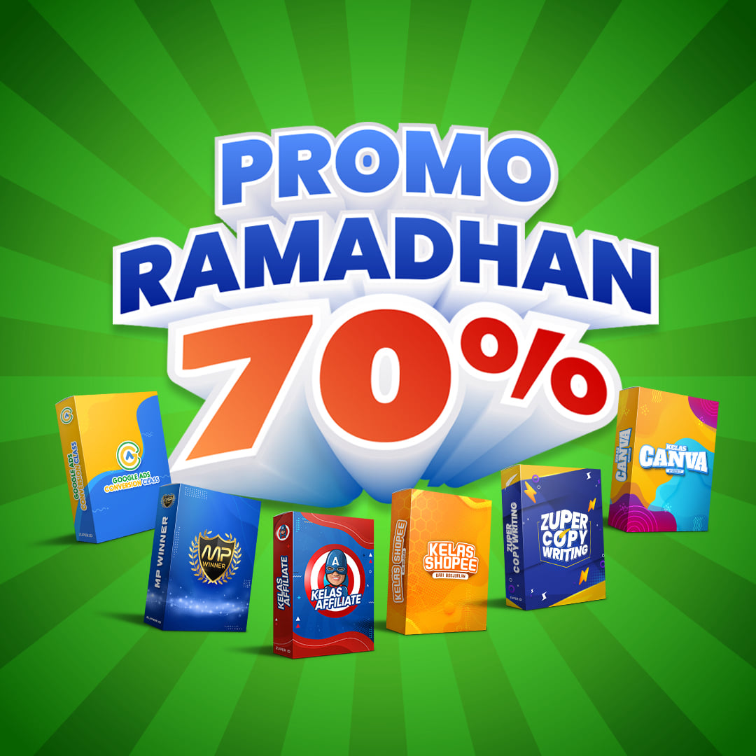 Diskon 70% Sampai tanggal 19 April 2022