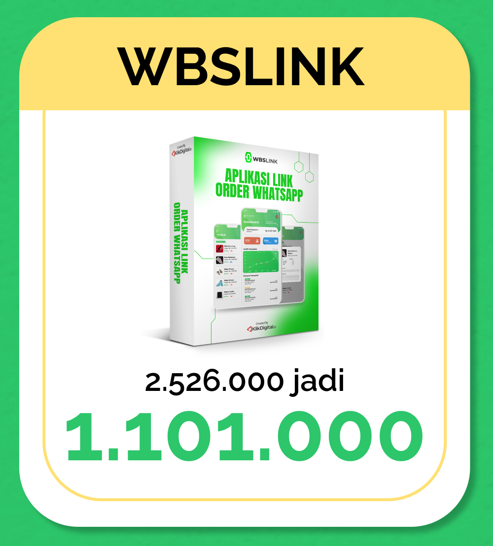 WBSLINK DISKON 60% - KODE KUPON : LEBARAN 