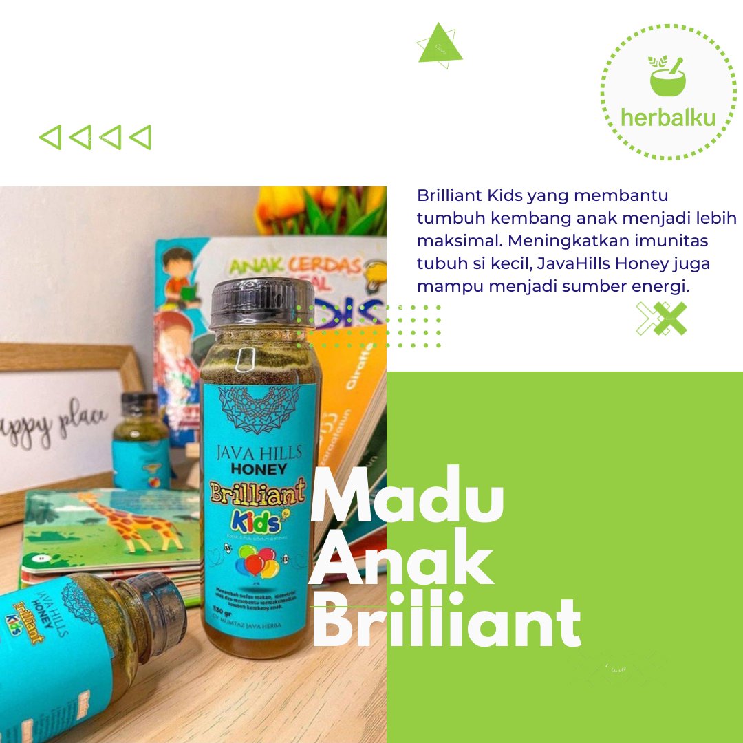 Madu Brilliant Kids Herbal 350 Gram