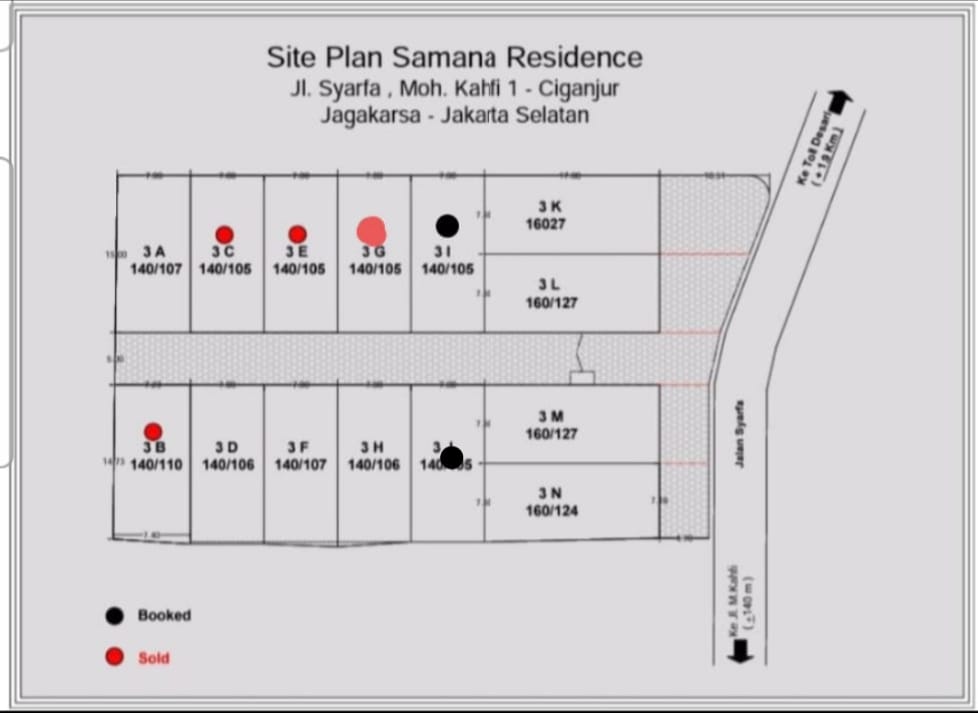 Rumah Siap Huni di Ciganjur Jagakarsa - Samana Residence