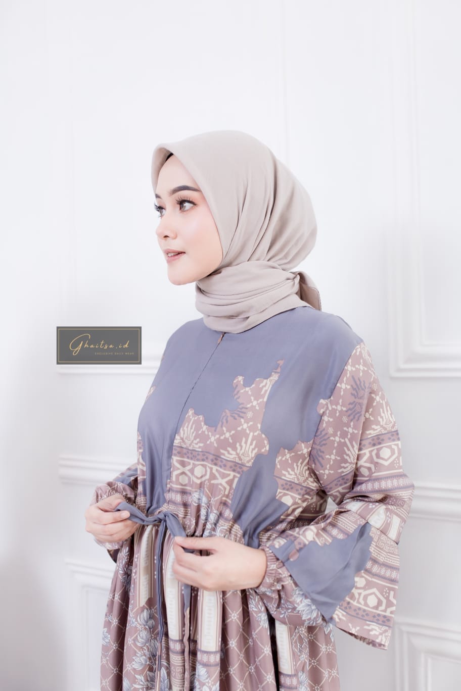 AYESHA MAXI DRESS / GAMIS MAXMARA PREMIUM MURAH / GAMIS MAXMARA LUX DRAK GREY