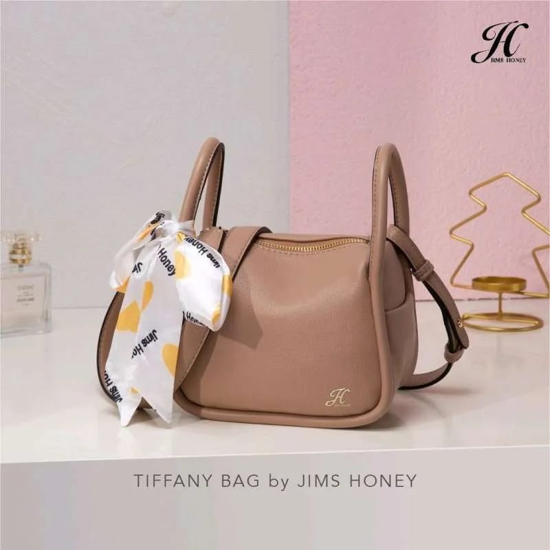 Tifany Bag COKLAT Putih By Jims Honey