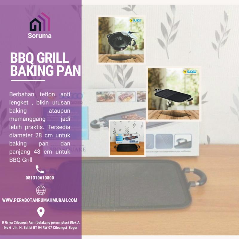 Suggo BBQ Grill Teflon Anti Lengket
