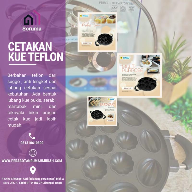 Aneka Cetakan Kue Teflon