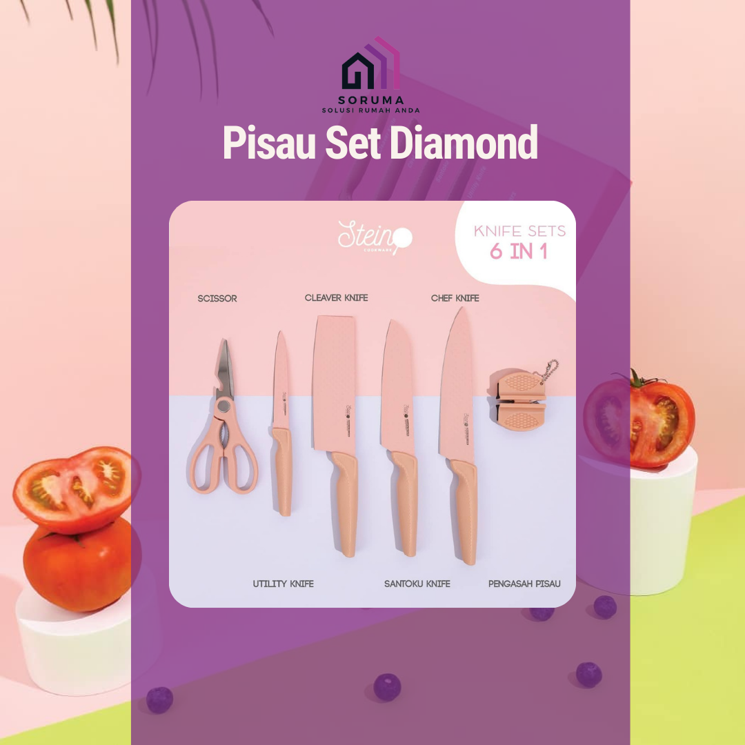 Stein Diamond Knifes Set 6 in 1