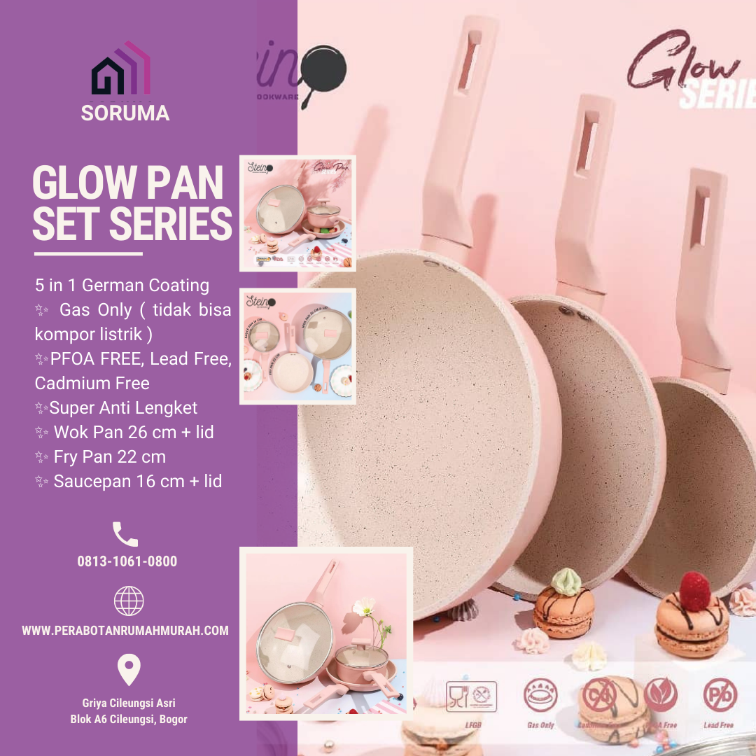 Panci Set Stein Glow Pan Series