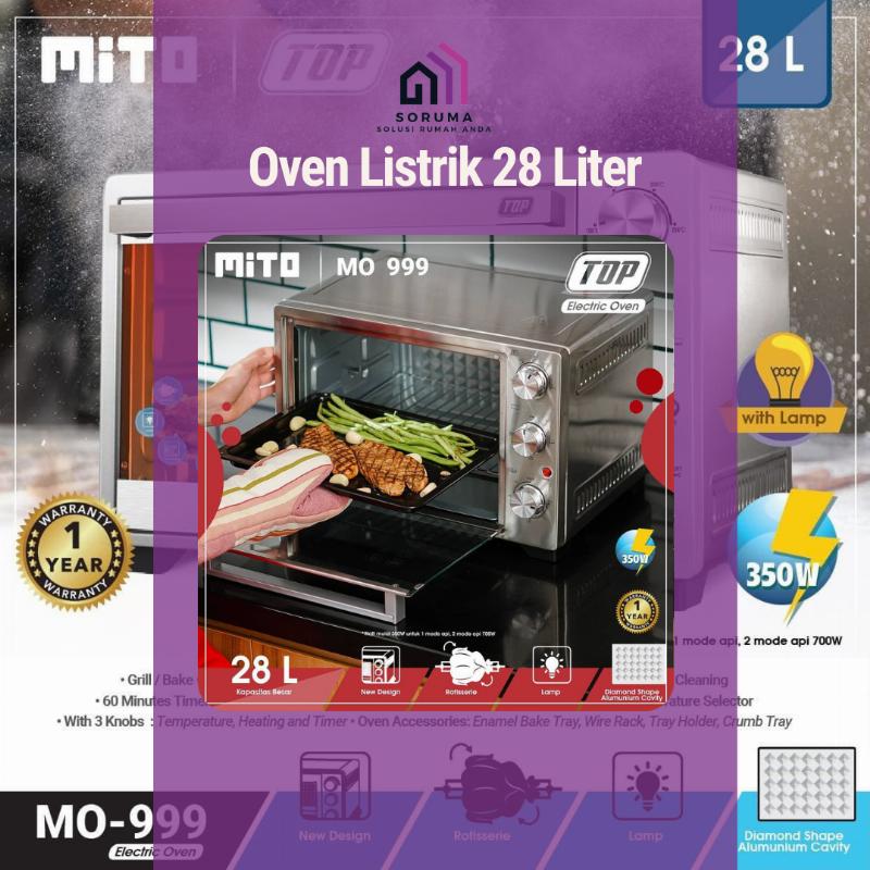 Oven Mito Listrik Kapasitas 28 Liter