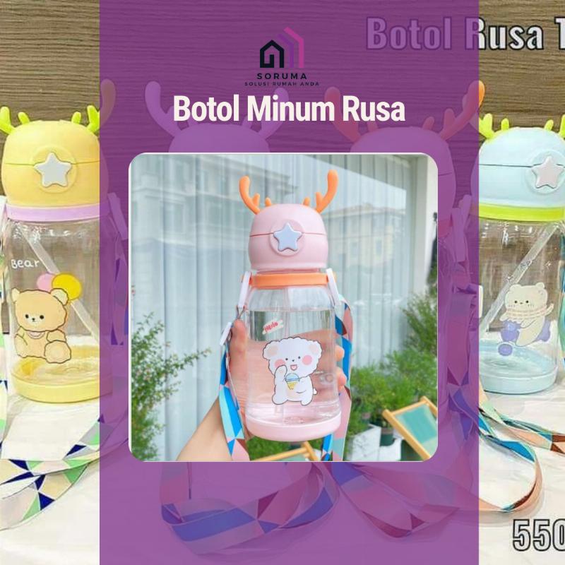 Botol Minum Anak Motif Rusa 