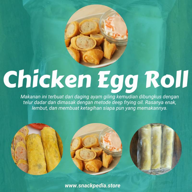 Chicken Egg Roll / Telur gulung isi ayam Frozen