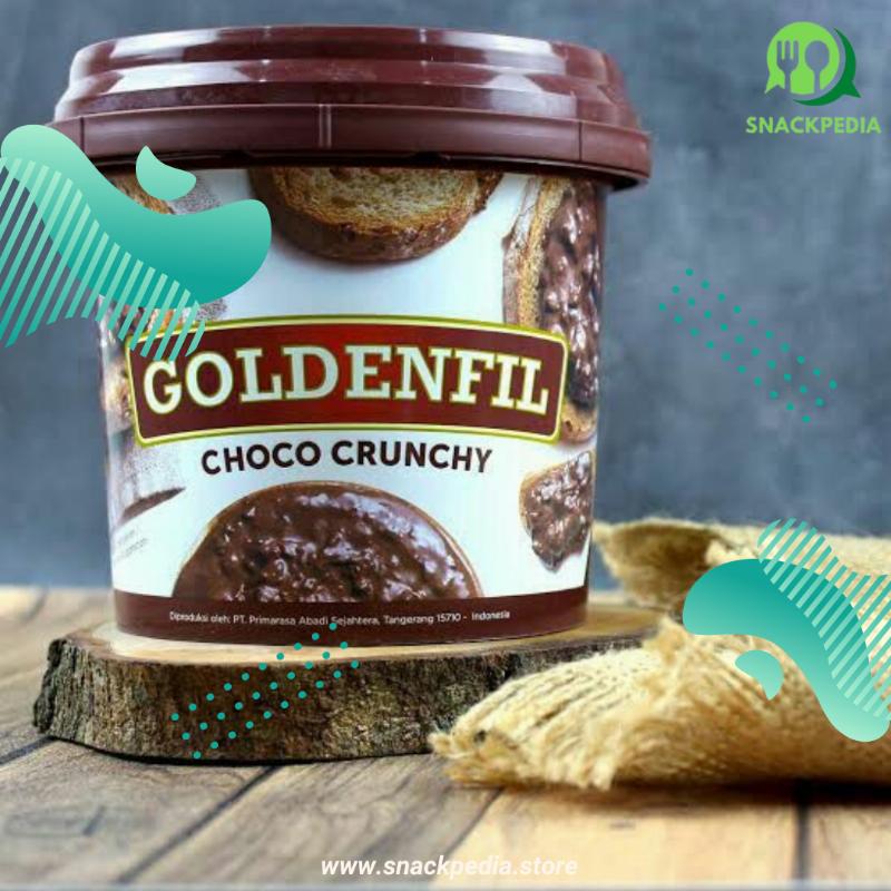 Selai Coklat GOLDENFIL Choco Crunchy Ukuran 1 KG