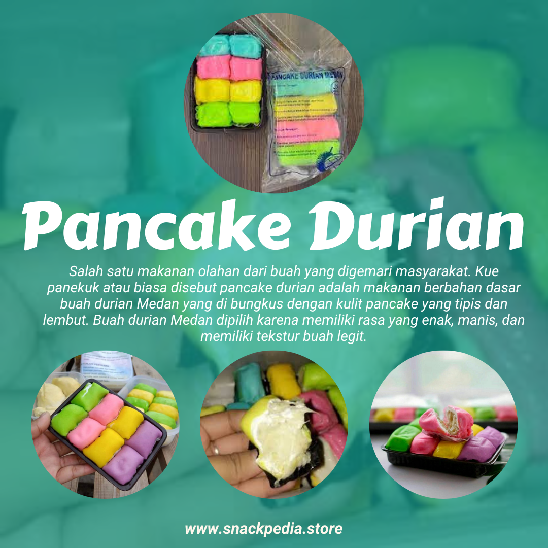 Pancake Durian Medan Mini Isi 8
