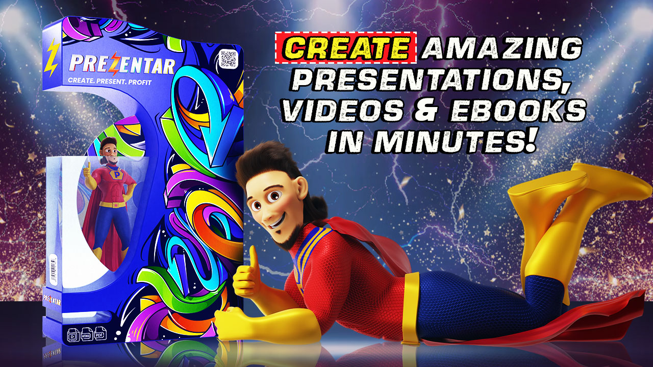 ✔️ Create Amazing Presentations, Videos & eBooks in Minutes!