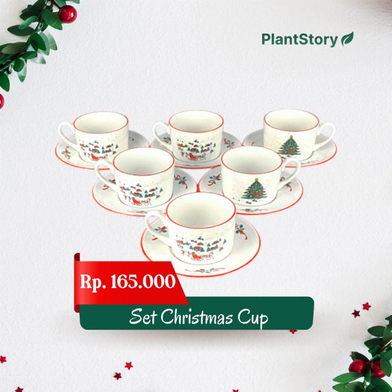 Set Christmas Cup - Hampers Natal