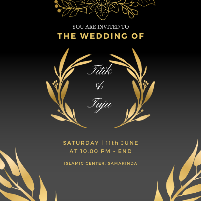 TEMPLATE CANVA TEMA WEDDING (GRATIS)