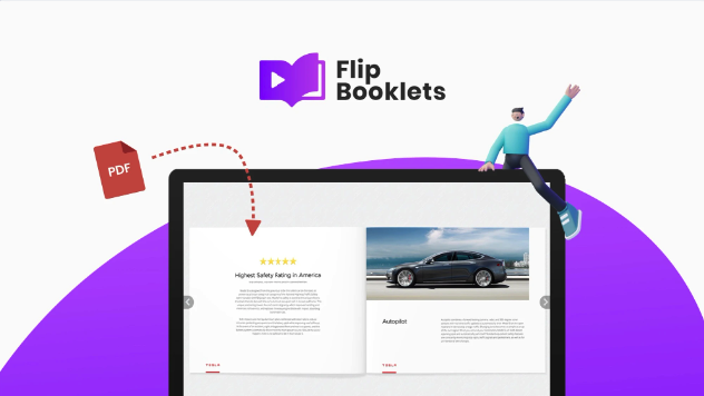 FlipBooklets provides a way to convert your PDFs into interactive PDF Flip Books in seconds