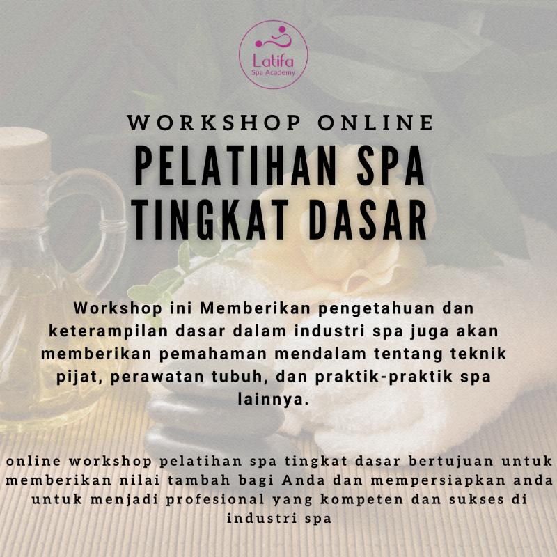 Pelatihan Spa Tingkat Dasar