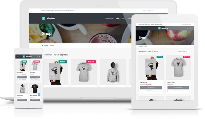 Laris Manis Woocommerce WPThemes