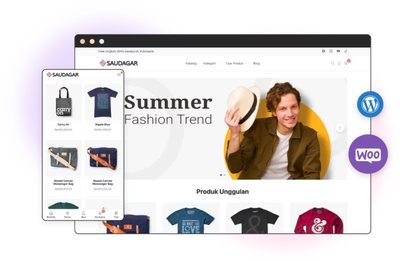 Saudagar WP - WordPress Theme
