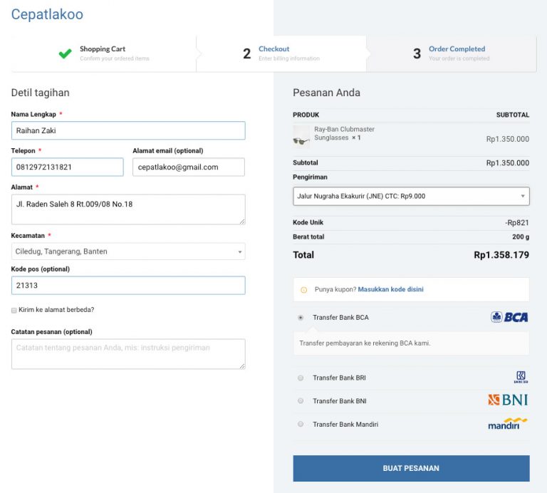Cepatlakoo Woocommerce - WordPress Theme